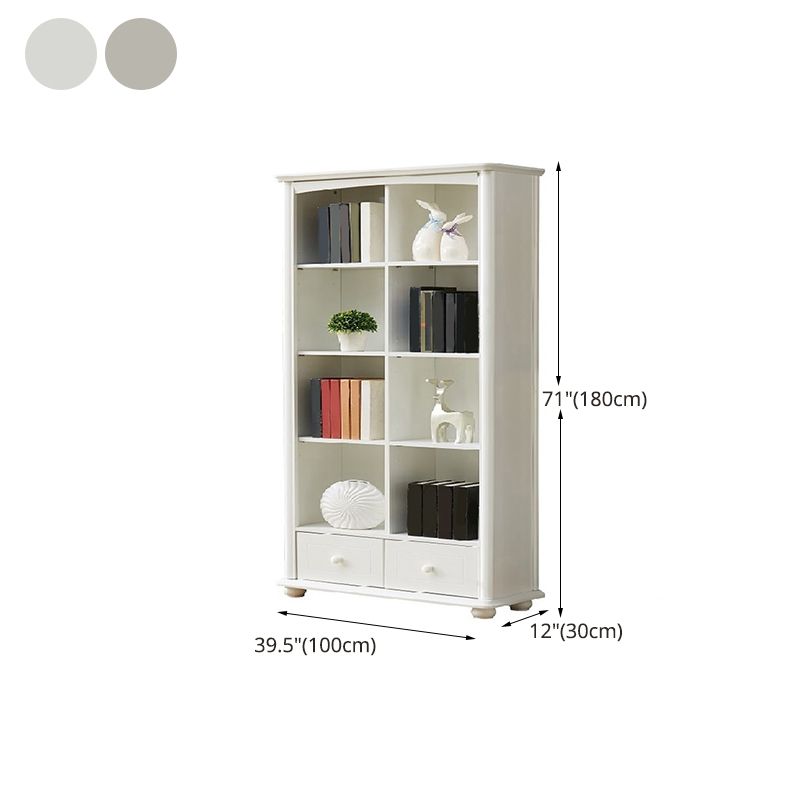 Modern Style Bookcase Engineer Wood Closed Back Bookshelf for Home Office Clearhalo 'Bookcases' 'furn' 'furn_bookcases' 'Furniture' 'Office Furniture' 1200x1200_d87bf702-0e60-4f9d-93cc-1eae0c1b324b