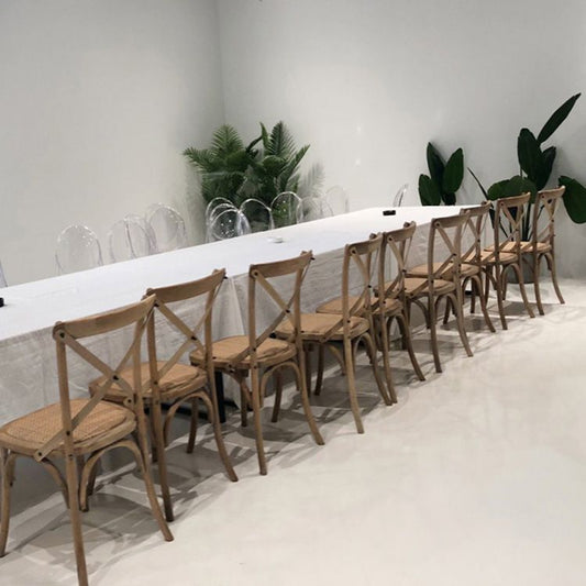 Country Style Armless Dining Chairs Beech Bentwood Cross Back Side Chair Clearhalo ' kitchen&dining_furn' 'Dining Chairs' 'Dining Tables & Seating' 'dining_chair' 'furn' 'furn_dining_chair' 'Furniture' 'furniture_dining_chair' 'Kitchen & Dining Furniture' 'kitchen' 1200x1200_d87d1426-ce30-4947-a73f-058320ba77ff