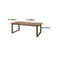 Rectangle Wood Dining Table Modern Pine Table in Brown with Double Pedestal Clearhalo ' dining_table' 'Dining Tables & Seating' 'Dining Tables' 'furn' 'furn_dining_table' 'Furniture' 'furniture_dining_table' 'Kitchen & Dining Furniture' 'kitchen&dining_furn' 'kitchen' 'kitchen_dining_table' 1200x1200_d87d1cf5-53e4-4950-8c98-4ed0ea1e6f47