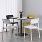 Plastic Modern Contemporary Kitchen Chair Armless Open Back Dining Room Chair Clearhalo 'Dining Chairs' 'Dining Tables & Seating' 'dining_chair' 'furn' 'furn_dining_chair' 'Furniture' 'furniture_dining_chair' 'Kitchen & Dining Furniture' 1200x1200_d87d2e81-6432-448c-ae66-6ba6ee76c779