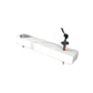 Console multimédia scandinave en faux bois, meuble TV pour salon