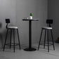 Industrielles 1/2/3-teiliges rundes Bartisch-Set aus Sinterstein-Bistro-Set für den Heimgebrauch