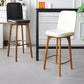 Modern Style Bar Stool Leather Backrest Bar Stools with Wooden Base Clearhalo 'Bar Furniture' 'Bar Stools' 'bar_stools' 'furn' 'furn_bar_stools' 'Furniture' 'Kitchen & Dining Furniture' 1200x1200_d87f3870-ea26-4d1d-913d-cfd6a6484b58