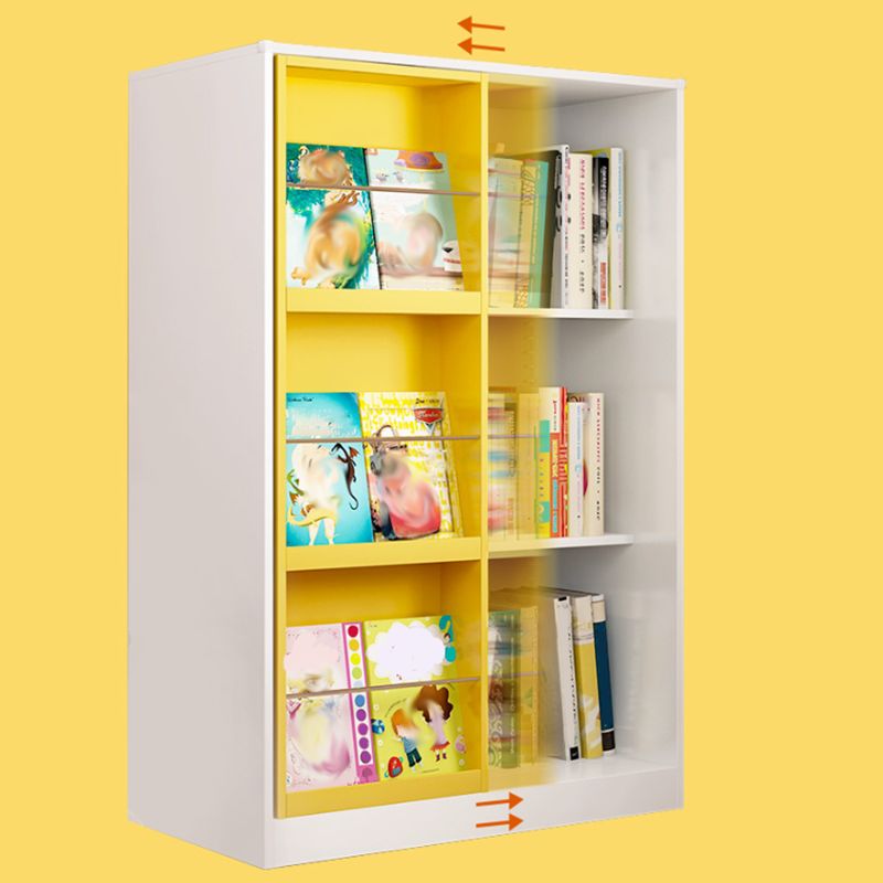 Engineered Wood Standard Bookshelf Contemporary Closed Back  Bookcase