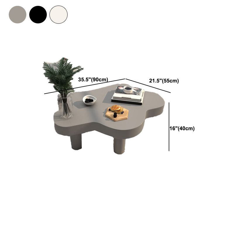 Tavolino in legno scandinavo Tavolino a forma di piedistallo set per soggiorno