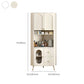 Contemporary Dining Hutch Glass Doors Faux Wood Storage Cabinet for Living Room Clearhalo 'Display & China Cabinets' 'display_china_cabinets' 'furn' 'furn_display_china_cabinets' 'Furniture' 'Kitchen & Dining Furniture' 1200x1200_d88d198e-5115-4152-adea-ce63d214fe8c
