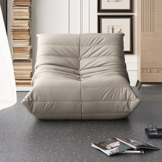 Silla sin brazo con mechones de 35.43 "silla de terciopelo ancho para sala de estar