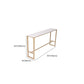 Glam Bar Height Table White Faux Marble Top Bistro Bar Table with Trestle Base Clearhalo 'Bar Furniture' 'Bar Tables' 'bar_tables' 'furn' 'furn_bar_tables' 'Furniture' 'Kitchen & Dining Furniture' 1200x1200_d891a4af-cd04-48c8-b53e-cdd3eaef8194