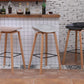 Modern Backrest Armless Counter Stool Wood Household Bar Stool with Plastic Seat Clearhalo 'Bar Furniture' 'Bar Stools' 'bar_stools' 'furn' 'furn_bar_stools' 'furniture_bar_stools' 'Kitchen & Dining Furniture' 'kitchen&dining_furn' 'kitchen' 'kitchen_furn' Furniture' 1200x1200_d893e21f-ed85-489f-953a-ab92b2d5750d