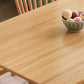 Rectangular Solid Wood Dining Table Modern Furniture with 4 Legs for Home