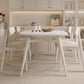 Modern Round Extendable Dining Table White Stone Tabletop with Double Drop Leaf Clearhalo 'Dining Tables & Seating' 'Dining Tables' 'dining_table' 'furn' 'furn_dining_table' 'Furniture' 'Kitchen & Dining Furniture' 1200x1200_d896d3af-6601-4973-81f9-d68826cb5769