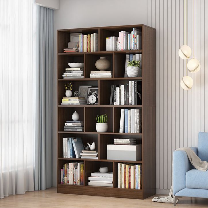 9.45" Wide Matte Finish Bookshelf Wood Standard Shelf Bookcase for Bedroom Clearhalo 'Bookcases' 'furn' 'furn_bookcases' 'Furniture' 'Office Furniture' 1200x1200_d89b3326-ef2a-4a0d-9c4d-f0723cfdb603