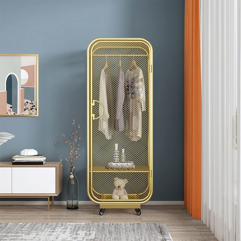 Armoire de garde-robe armoire de rangement en métal de style industriel