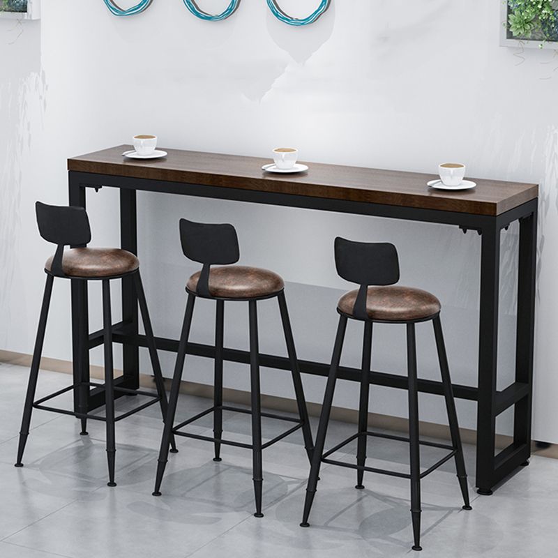 Industrial Style Barstool Indoor Metal 4 Legs Bar Stool for Coffee Shop Clearhalo 'Bar Furniture' 'Bar Stools' 'bar_stools' 'furn' 'furn_bar_stools' 'furniture_bar_stools' 'Kitchen & Dining Furniture' 'kitchen&dining_furn' 'kitchen' 'kitchen_furn' Furniture' 1200x1200_d89d7504-c458-4780-9ab9-156ee301d595
