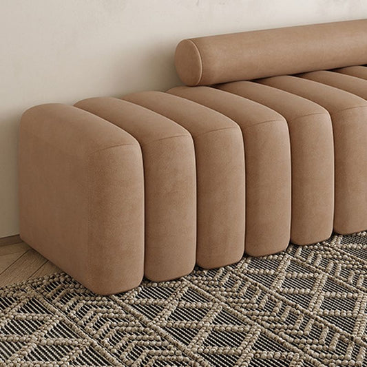 Contemporary Solid Color Velvet / Wool Armless Sofa for Living Room Clearhalo 'furn' 'furn_sofas' 'Furniture' 'Living Room Furniture' 'Sofa' 'sofas' 1200x1200_d89e374f-76f9-4f4a-8f0c-777c0f6651f4