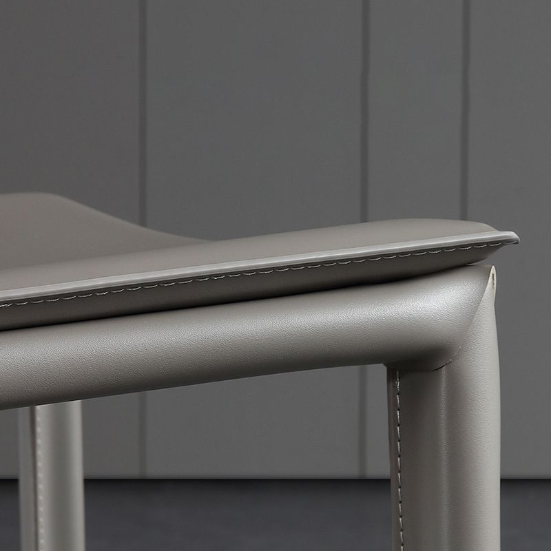 Modern Armless Dining Chairs Low Back Upholstered Side Chair Clearhalo 'Dining Chairs' 'Dining Tables & Seating' 'dining_chair' 'furn' 'furn_dining_chair' 'Furniture' 'Kitchen & Dining Furniture' 1200x1200_d8a12f1d-5f76-40ef-8c57-5269c8757757