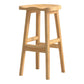 Solid Wood Modern Bar Stool Saddle Seat Backless Indoor Stool with Wood Legs Clearhalo 'Bar Furniture' 'Bar Stools' 'bar_stools' 'furn' 'furn_bar_stools' 'furniture_bar_stools' 'Kitchen & Dining Furniture' 'kitchen&dining_furn' 'kitchen' 'kitchen_furn' Furniture' 1200x1200_d8a21b1e-da11-4db5-8150-cfd3d01023f2
