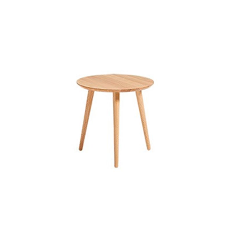 Contemporary Wood 3 Legs Round Living Room Accent Side Table Clearhalo 'Coffee & Accent Tables' 'End & Side Tables' 'end_side_tables' 'furn' 'furn_end_side_tables' 'Furniture' 'Living Room Furniture' 1200x1200_d8a763ce-7bc8-412f-8e77-7b69c6969ddc