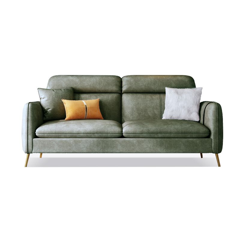 Glam cousu oreiller dos carré armoir salon canapé en cuir