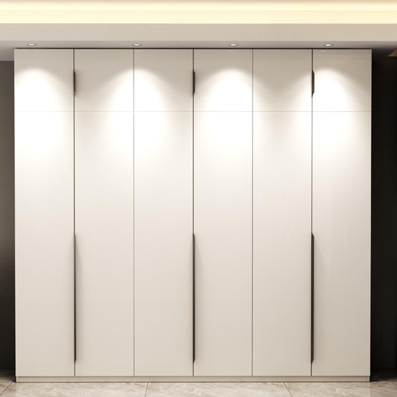 Manufactured Wood White Storage Cabinet Modern Style Cabinet for Bedroom