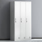 Metal Hinged Wardrobe Cabinet Contemporary Wardrobe Armoire for Home