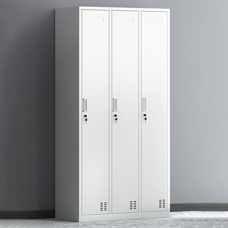 Metal Hinged Wardrobe Cabinet Contemporary Wardrobe Armoire for Home
