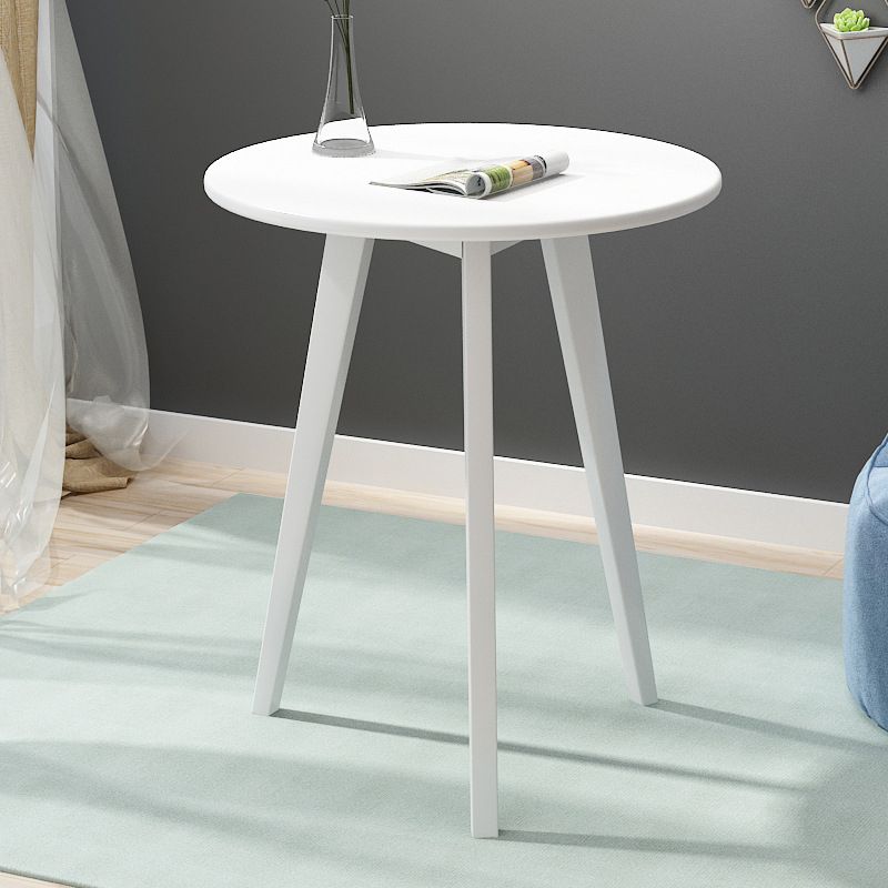 Contemporary Style Wooden Round Top Side Table 3 Legs End Table Clearhalo 'Coffee & Accent Tables' 'End & Side Tables' 'end_side_tables' 'furn' 'furn_end_side_tables' 'Furniture' 'Living Room Furniture' 1200x1200_d8afcab4-2dea-4c97-b511-e8d8616ad3b4