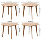 Contemporary Round Dining Room Table Oak Solid Wood Table for Home Use Clearhalo ' dining_table' 'Dining Tables & Seating' 'Dining Tables' 'furn' 'furn_dining_table' 'Furniture' 'furniture_dining_table' 'Kitchen & Dining Furniture' 'kitchen&dining_furn' 'kitchen' 'kitchen_dining_table' 1200x1200_d8b0d68b-9266-40a1-8d5d-8172448d33cb