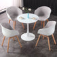 Simple MDF Round Shape Dining Tale Standard Kitchen Dining Table with Tulip Base Clearhalo ' dining_table' 'Dining Tables & Seating' 'Dining Tables' 'furn' 'furn_dining_table' 'Furniture' 'furniture_dining_table' 'Kitchen & Dining Furniture' 'kitchen&dining_furn' 'kitchen' 'kitchen_dining_table' 1200x1200_d8b1d53f-a7b0-427c-80d1-a1c4860c29cd