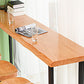 Rechthoekige massief houten bartafel Sledebasis Eettafel voor keukenwoonkamer