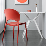 Contemporary Stacking Open Side Chair Matte Finish Home Dining Chair Clearhalo 'Dining Chairs' 'Dining Tables & Seating' 'dining_chair' 'furn' 'furn_dining_chair' 'Furniture' 'furniture_dining_chair' 'Kitchen & Dining Furniture' 1200x1200_d8b3928d-9ea4-495a-ae10-e710dd72aa98