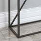 Contemporary Console Table Metal Rectangle Accent Table for Hall Clearhalo 'Console Tables' 'console_tables' 'Entry & Mudroom Furniture' 'furn' 'furn_console_tables' 'Furniture' 1200x1200_d8b7dec3-2b6c-4903-b2fb-01ae5394a56e