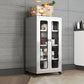 Aparador de metal de tablero lateral de estilo moderno con puerta para uso de la cocina