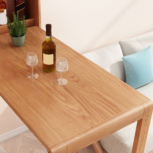 Set da pub rettangolare con altezza del bancone, tavolo da bar e sgabelli con struttura in legno da 1/2/3 pezzi