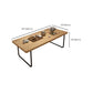 Contemporary Sled Coffee Table Solid Wood Coffee Cocktail Table Clearhalo 'Coffee & Accent Tables' 'Coffee Tables' 'coffee_tables' 'furn' 'furn_coffee_tables' 'Furniture' 'Living Room Furniture' 1200x1200_d8bb184b-36ed-4a90-a97e-853b214d3365