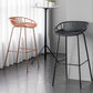 Contemporary Footrest Metal Barstool Matte Finish Restaurant Stool Clearhalo 'Bar Furniture' 'Bar Stools' 'bar_stools' 'furn' 'furn_bar_stools' 'Furniture' 'furniture_bar_stools' 'Kitchen & Dining Furniture' 1200x1200_d8bc87bc-35aa-4e25-a9c8-11bd4d545715