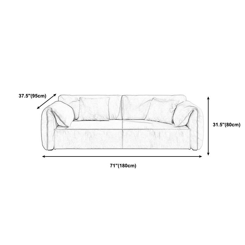 Stationary Fabric Living Room Pillow Top Arm Standard Green Settee Clearhalo 'furn' 'furn_sofas' 'Furniture' 'furniture_sofas' 'kitchen' 'kitchen_sofas' 'Living Room Furniture' 'Sofa' 'sofas' 1200x1200_d8bd1dc4-56b8-41d2-8373-badd0de47ce2
