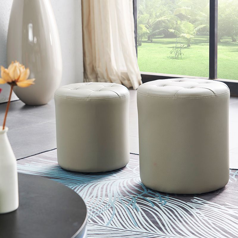 Faux rond Ottoman ottoman glamour intérieur