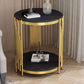 Round Stone Top Side End Table Frame Sofa Side End Table for Living Room Clearhalo 'Coffee & Accent Tables' 'End & Side Tables' 'end_side_table' 'end_side_tables' 'furn' 'furn_end_side_tables' 'Furniture' 'furniture_end_side_table' 'Living Room Furniture' 1200x1200_d8c1439b-35f2-4e67-a252-6271de9b78ff