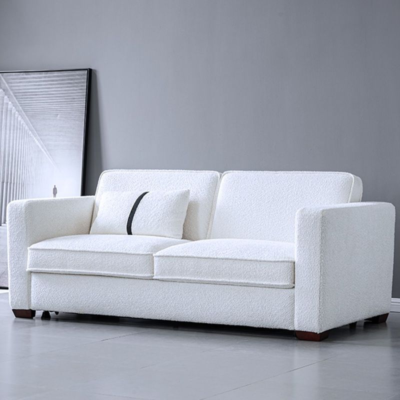 37" Wide Scandinavian Sofa Futon Foldable Upholstered Sleeper Sofa Clearhalo 'furn' 'furn_futons' 'Furniture' 'Futons & Daybeds' 'Futons' 'Living Room Furniture' 1200x1200_d8c2328d-1e4a-4553-9f88-483af0d4a3ce