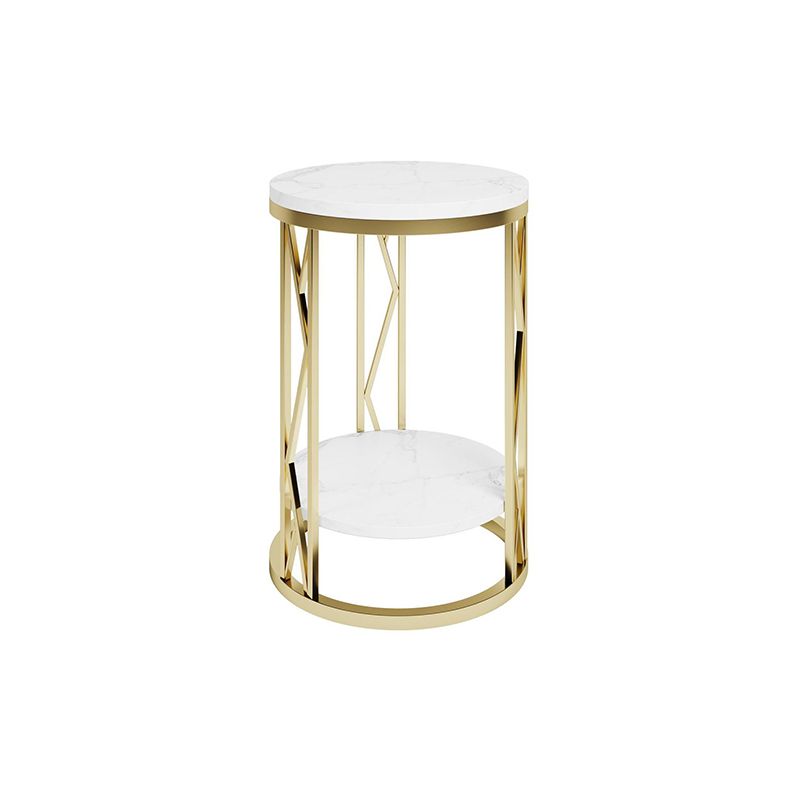 12,65 pouces de tête de nuit contemporain à 1 étagère