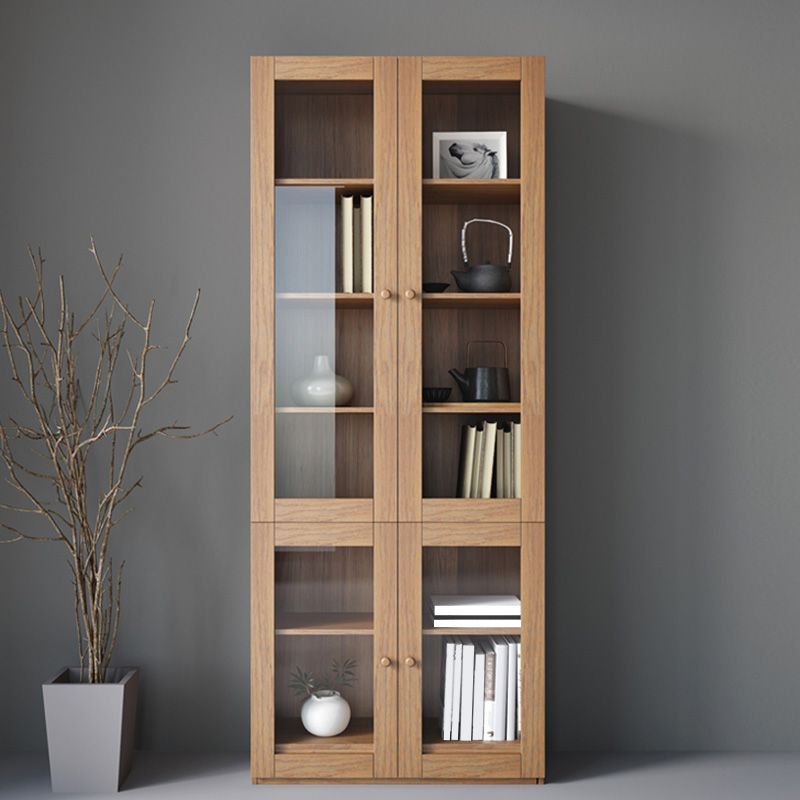 Mobile moderno armadio quadrato di accento con vetro