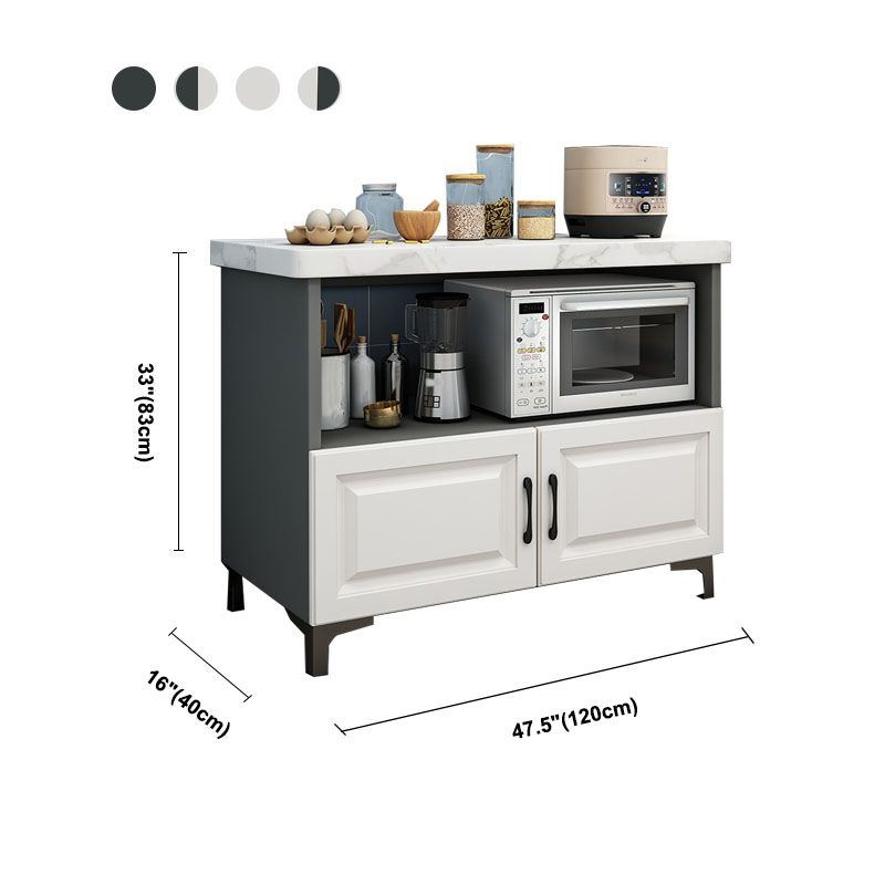 Server per sala da pranzo in marmo moderno in marmo con 2/3 porte