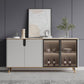 33.46"H Sideboard Glam Style Dining Server for Kitchen and Living Room Clearhalo 'buffet_sideboard' 'Buffets & Sideboards' 'furn' 'furn_buffet_sideboard' 'Furniture' 'Kitchen & Dining Furniture' 1200x1200_d8c5041b-8fb4-4c17-a7c1-ad67da50ea75
