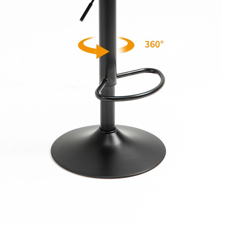 Scandinavian Metal Kitchen Dining Room Arm Stool Adjustable Height Barstool Clearhalo 'Bar Furniture' 'Bar Stools' 'bar_stools' 'furniture_bar_stools' 'Kitchen & Dining Furniture' 'kitchen&dining_furn' 'kitchen' 'kitchen_furn' Furniture' 1200x1200_d8c5b228-5d5b-4e0c-9efa-9ad6f2e44a5a