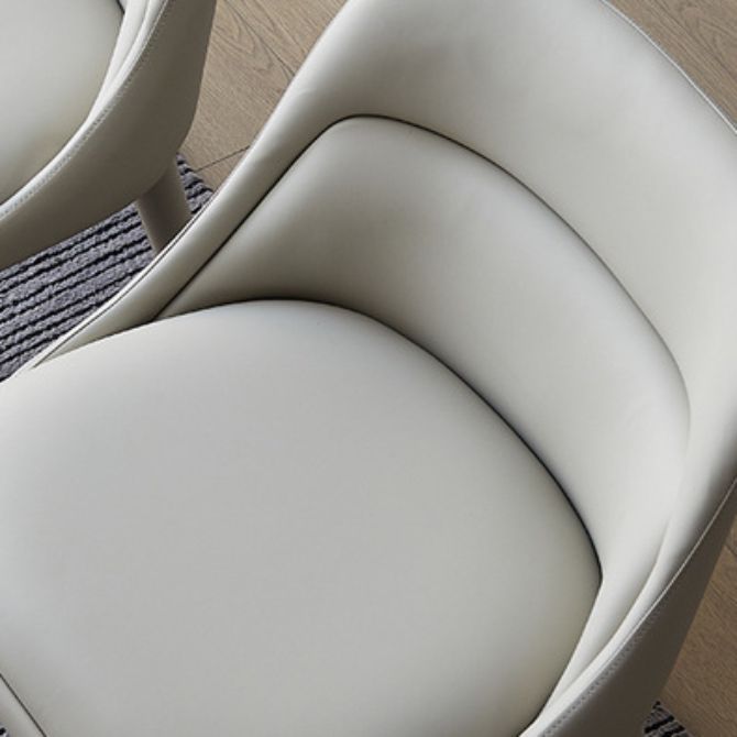 Dining Room Upholstered Parsons Chair Faux Leather Dining Chair Clearhalo 'Dining Chairs' 'Dining Tables & Seating' 'dining_chair' 'furn' 'furn_dining_chair' 'Furniture' 'Kitchen & Dining Furniture' 1200x1200_d8c5f23a-5002-4c2e-adf7-91ed5441f83c