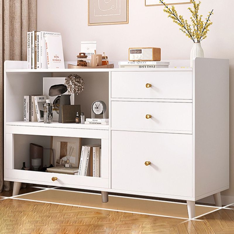 Bracket Legs Accent Cabinet with Drawers and Doors Cabinet for Living Room Clearhalo 'Cabinets & Chests' 'cabinets_chests' 'furn' 'furn_cabinets_chests' 'Furniture' 'Living Room Furniture' 1200x1200_d8c644f0-88aa-4ba7-9e1b-385277962e7f