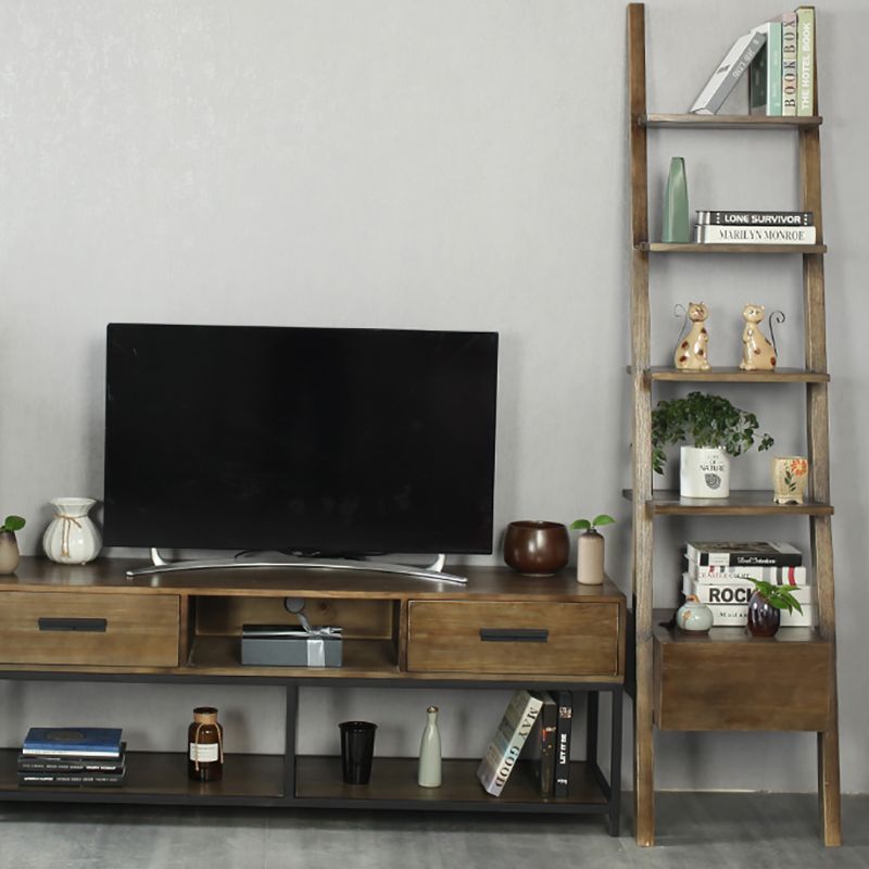 Industrial TV Media Console Solid Wood TV Stand with Drawers Clearhalo 'furn' 'furn_tv_stands_entertainment_centers' 'Furniture' 'Living Room Furniture' 'TV Stands & Entertainment Centers' 'TV Stands & Media Storage Furniture' 'tv_stands_entertainment_centers' 1200x1200_d8c6d036-4580-4ae3-a33e-56c52b6064da