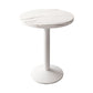 Industrial Wooden White Table for Restaurant Dining Table with Metal Base