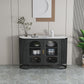 Modern Stone Top Sideboard Metal Sideboard with Door for Kitchen Clearhalo 'buffet_sideboard' 'Buffets & Sideboards' 'furn' 'furn_buffet_sideboard' 'Furniture' 'Kitchen & Dining Furniture' 1200x1200_d8ca5d5a-f1ab-437b-b918-2e5234496d4a